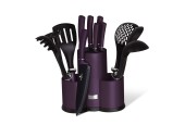 BerlingerHaus Ensemble de couteaux et ustensiles de cuisine 12 pièces violet