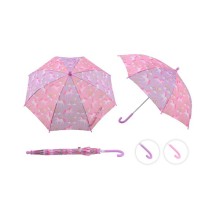 John Toy Girls paraplu unicorn of rainbow L57cm