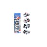 Voiture de police Ambulance 5,5cm lot de 4 pièces à tirer