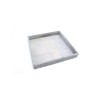 HBX natural living Tray Firmiana 20x20x4cm grijs