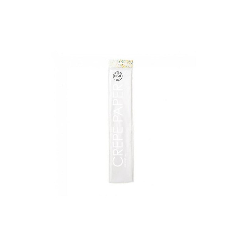 Crepepapier 50x250cm wit pak a 12 rol