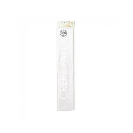 Crepepapier 50x250cm wit pak a 12 rol
