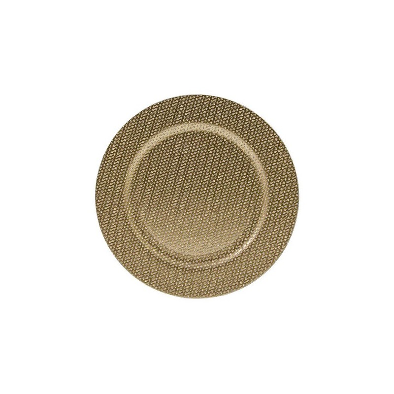 Onderbord sparkling goud diamant Ø33cm