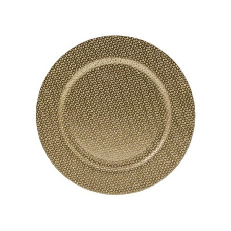 Onderbord sparkling goud diamant Ø33cm