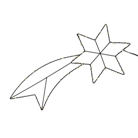 Komeet metaal 40-LED met timer 2xAA