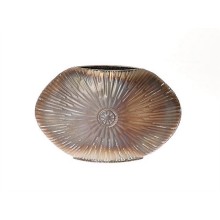 HBX natural living Vaas Cleop 38x9,5xh25cm antiek zwart