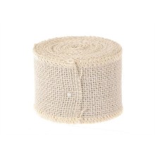 HBX natural living Jute lint 5m x 5cm grijs