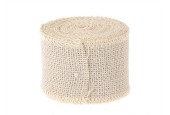HBX natural living Jute lint 5m x 5cm grijs
