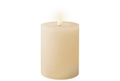 Lumineo LED kaars wax steady Crème H11cm  Dia 7 cm met 6 uurs timer-werkt op batterijen 2x AAA ( niet inbegrepen)
