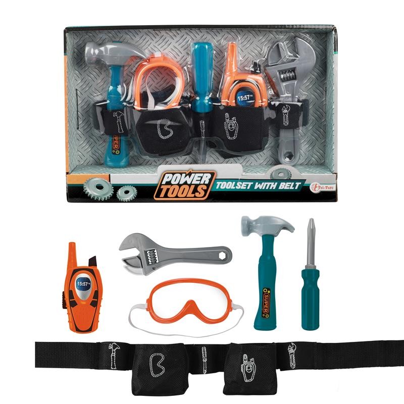 Toi Toys Power Tools Ceinture à outils 6 pièces