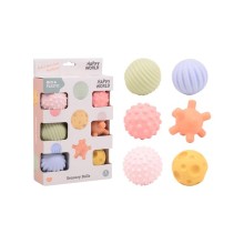 John Toy Happy World bio plastic motoriek en zintuig ballen 6 in doos