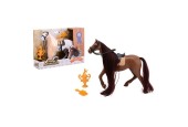 John Toy Paarden speelset haren borstelen groot, 2 assorti