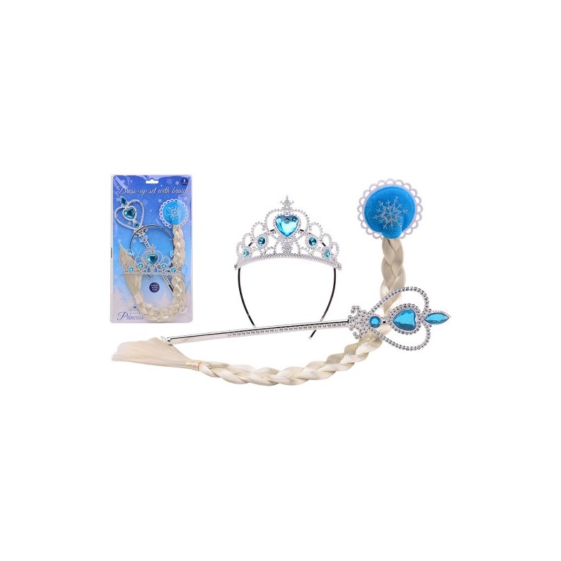 John Toy Ijs princes haarclip met accessoires op kaart