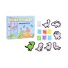 John Toy Maak je eigen dino foam sticker set a 6 stuks