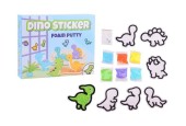 John Toy Maak je eigen dino foam sticker set a 6 stuks