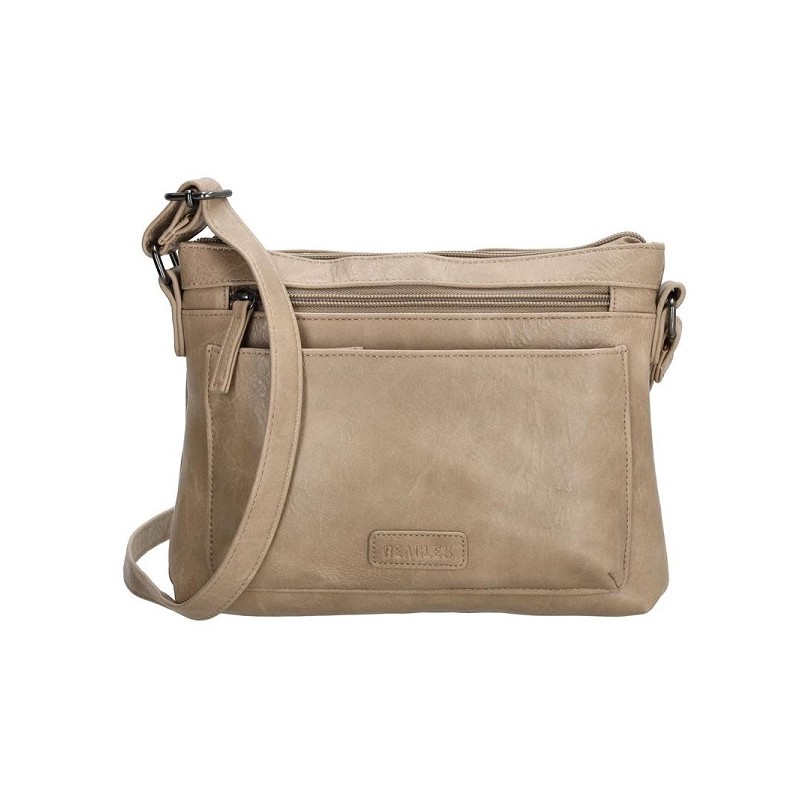Beagles Murcia schoudertas taupe 23x5x18cm