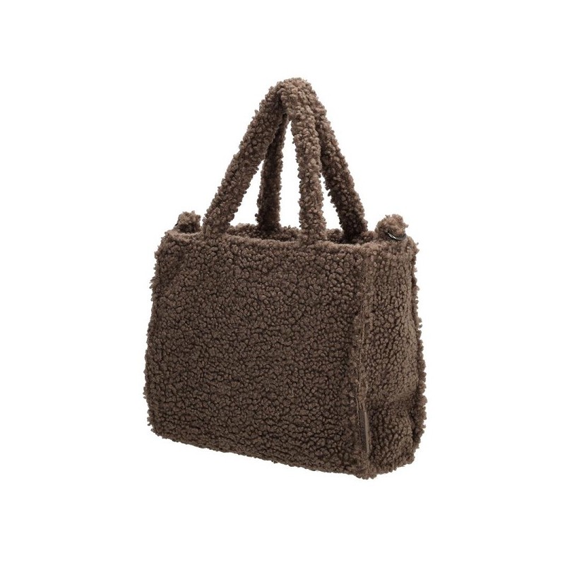 Beagles Navarra handtas donkertaupe 27x10x22cm
