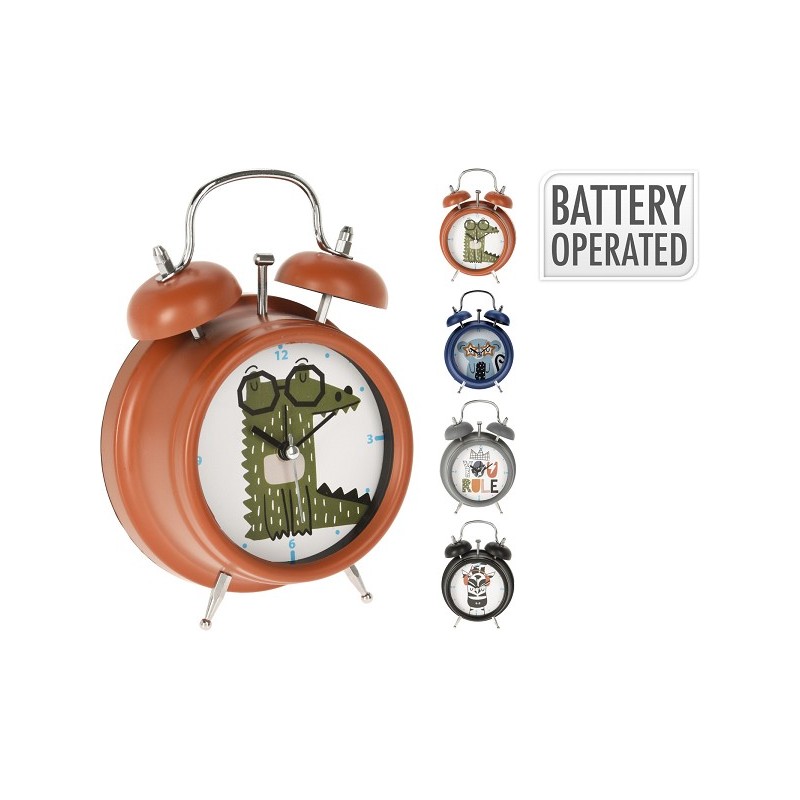Wekker 11,8x5,7x17cm op batterij