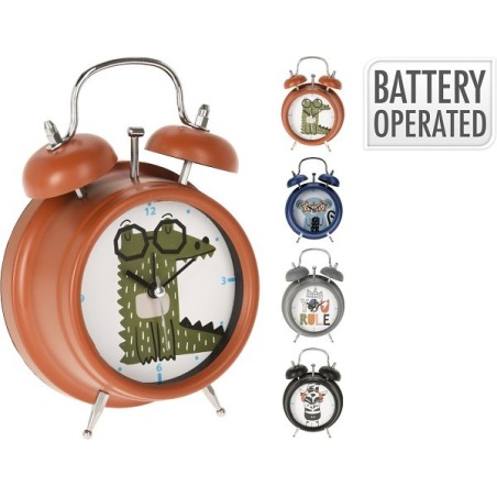 Wekker 11,8x5,7x17cm op batterij