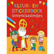 Deltas Kleur- en stickerboek Sinterklaasliedjes