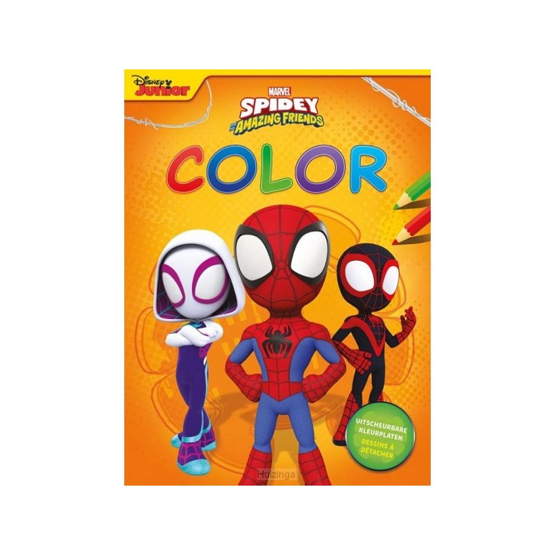 Deltas Marvel Spidey and his amazing friends Color kleurblok