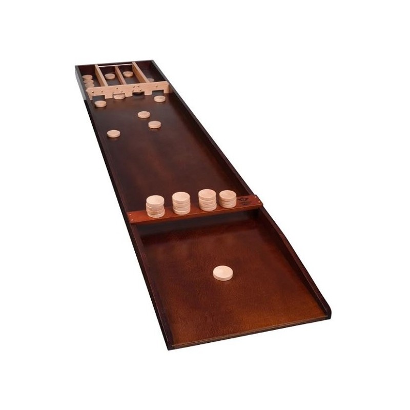 Longfield Luxe Sjoelbak wedstrijdformaat 2m + 30 sjoelschijven