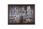 Schoottafel winter hert 43x33x7cm