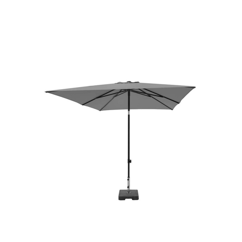 Parasol MORAIRA PUSH-UP vierk. 230x230cm met tilt-functie sage groen