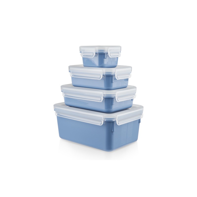 Tefal MasterSeal Color coffret de rangement 4 pièces bleu (0,2L, 0,55L, 0,8L, 2,2L)
