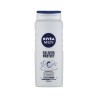 Nivea Gel Douche 500 ml 3en1 Pour Homme Silver Protect