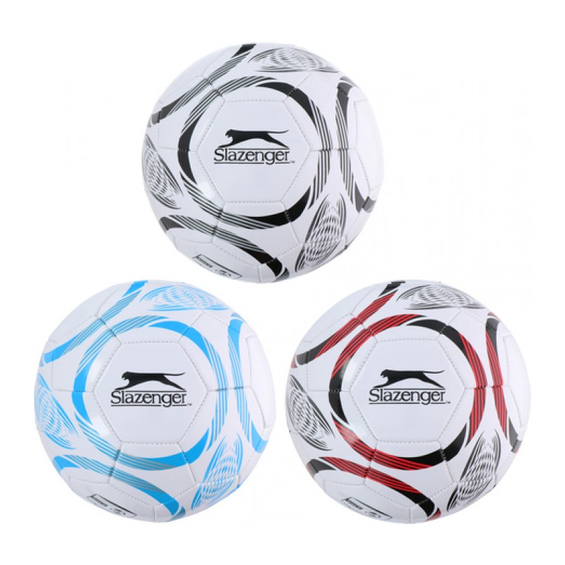 Slazenger Voetbal size5 PVC 370 gr. verkrijgbaar in 3 verschillende kleuren