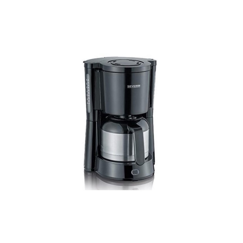 Severin Cafetière 8 tasses avec thermos 1000W noir