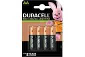 Duracell OPLAADBARE batterijen AA DX1500/HR6  2500 mAH 1,2 Volt precharged
Doos a 10 blisters a 4 stuks