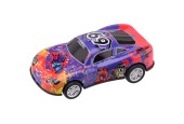 John Toy Pull-back Raceauto Metaal 10cm Op Blisterkaart Verkrijgbaar In 12