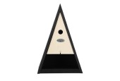 Esschert Design Vogelhuisje wigwam met voederplaats zwart 26x16xh39cm