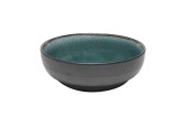 Schaaltje Leros Ø17x6cm blauwgroen