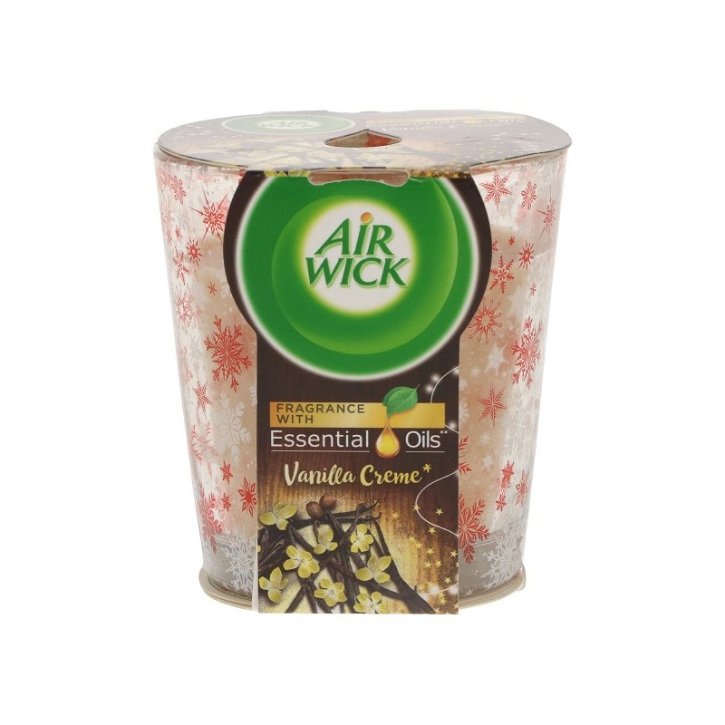 Air Wick kaars 105gr Deco Vanilla Cream