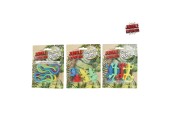 Jungle Expedition reptiles extensibles 10cm 6 pièces sur carte