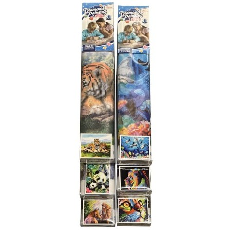 Toi Toys Diamant schilderen op canvas 40x50cm panda