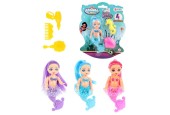 Toi Toys Mermaids Poupée sirène 12 cm avec 2 peignes