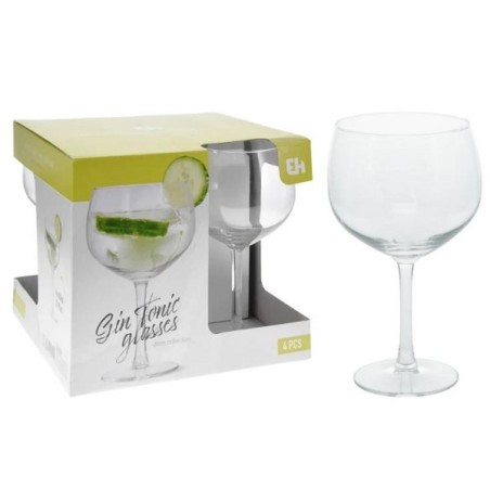Verres à gin tonic 650ml boîte de 4 pièces