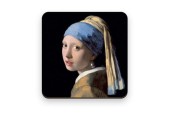 Onderzetter Vermeer Meisje Met De Parel 9,5x9,5cm