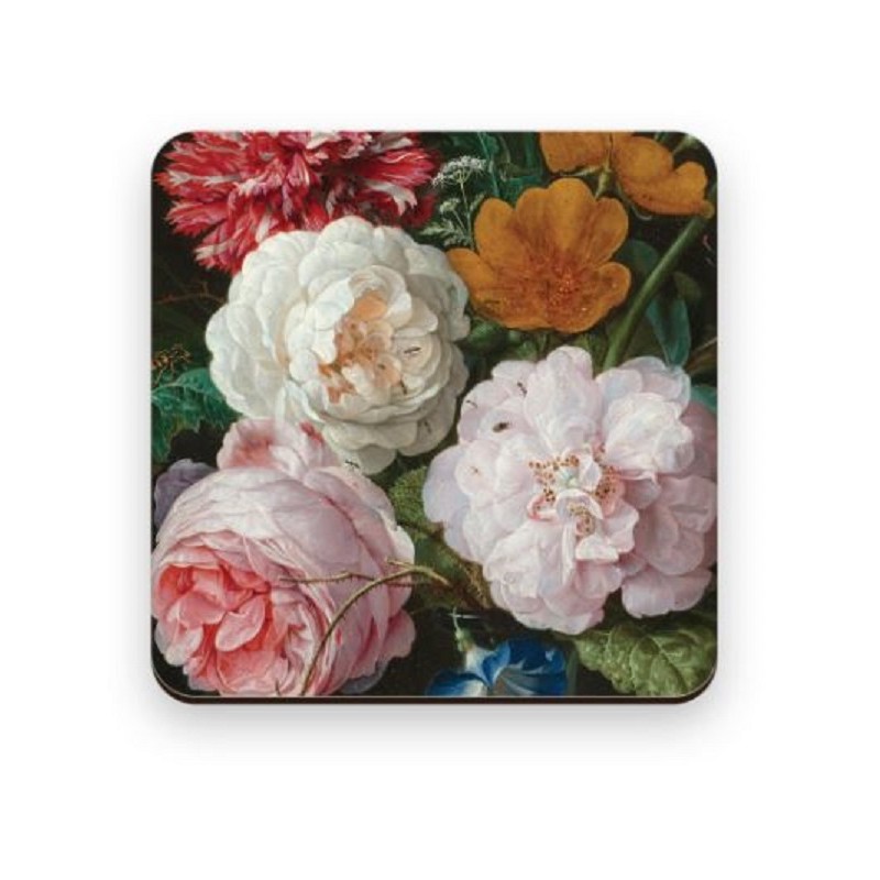 Onderzetter De Heem Bloemen 9,5x9,5cm