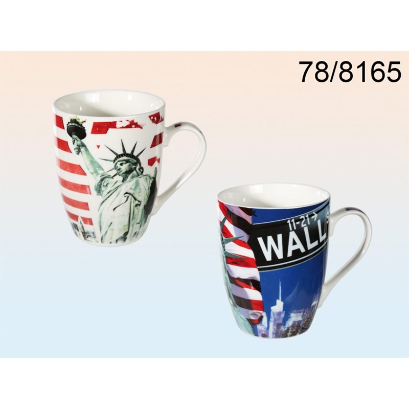 Mug "New York" en porcelaine 10x8 cm