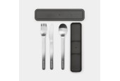Brabantia Make & Take set de couverts 3 pièces (couteau, fourchette et cuillère) Gris foncé