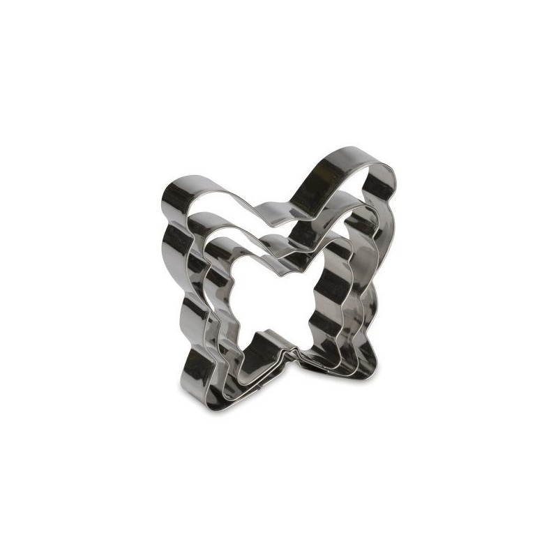 Emporte-pièce forme 3 parties Papillon