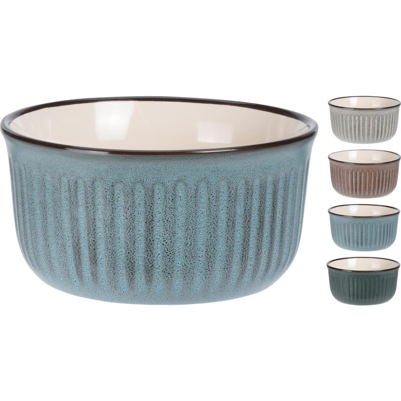 Bol en faïence motif moucheté 500ml