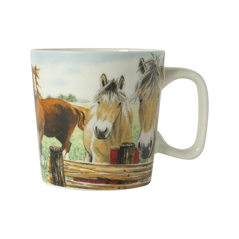 Wiebe's Farm Minimok paard 230ml  doos a 6 stuks porselein