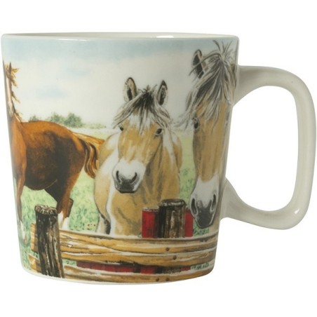 Wiebe's Farm Minimok paard 230ml  doos a 6 stuks porselein