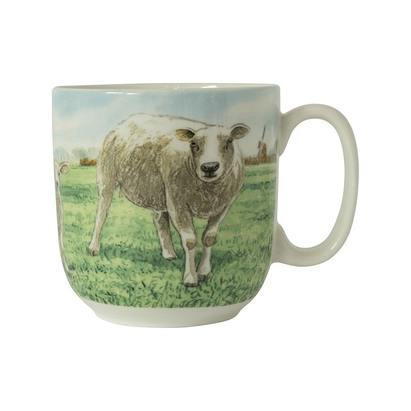 Wiebe's Farm Beker XL schaap 410ml doos a 6 stuks porselein